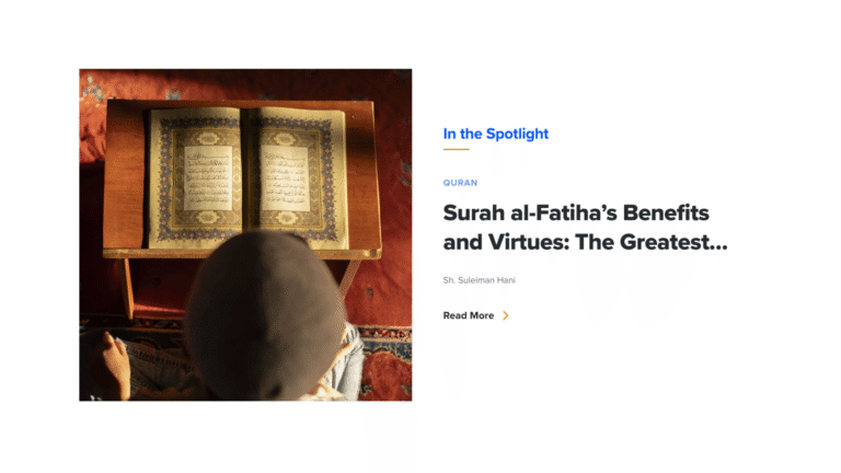 Questions about Islam? Articles about common questions