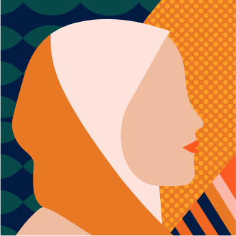 Sarah Khalil Graphic Portrait